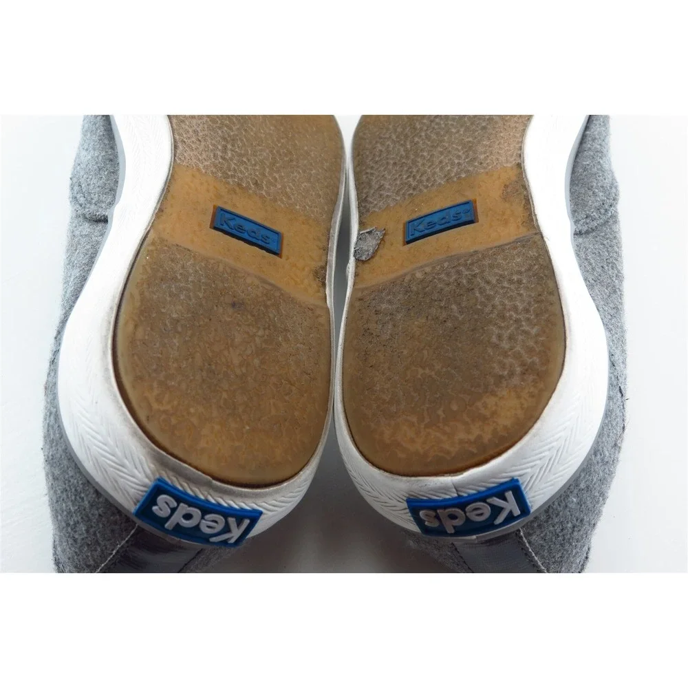 Keds‎ Womens Fashion Sneakers Size 7.5 Gray Fabric Lightweight Casual Comfort